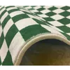 Retro checkerboard mattor för sovrum heminredning fluffig mjuk plysch golvmatta vardagsrum dekoration mattan gitter lounge matta 231220