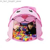 Zabawne namioty dla dzieci na świeżym powietrzu Lion Sport Portable Folbleble Play Tent House Castle Prezent Ocean Ball Sonda