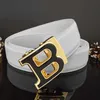 Designer Fashion Versatile Men's Belt Letter B Automatiskt Buckle Brand Belt Personality Business Casual midjeband292K