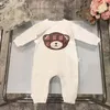 Baby Rompers Designer Boys Dziewczyny Jumpsuits Nowonarodzone niemowlęta wiosna jesienna ubrania