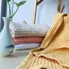 Towel Ultra Soft Absorbent Tea Waffle Weave Cotton Dish Rags 45x65cm Large Dinner Plate Hand Cloth Kitchen Cleaning Napkin