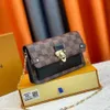 Vavin Bag Designer Pursa feminina Mini Canvas Crossbody Bag Chain Chape
