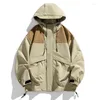 Herrenjacken Hochwertige Mode Windjacke Mantel Männer Sportjacke Kontrast Y2K Kleidung Wandern Camping Lässige wasserdichte Oberbekleidung