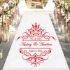 Personalized Bride & Groom Name And Date Wedding Dance Floor Decals Vinyl Wedding Party Decoration Center Of Floor Sticker 4496 X02985