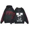 Men's Hoodies Sweatshirts Anime Berserk Hoodie Men's Clothing Black Vintage Print 100% Cotton Acid Wash Hoodies Hip Hop Hooded Sweatshirts Y2K Oversized 231219