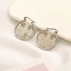 Ohrring Designer Schmuck Gestüt Frau Hoop Studs Männer Luxusgeschenke Ostern Silber Damen Hochzeitsfeier Mode nicht verblüffende nicht allegische Edelstless geometrische Ohren