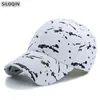 Casquettes de baseball SILOQIN taille réglable hommes Hip Hop chapeaux mode Graffiti imprimé casquette de Baseball adulte femmes sport coton Couple chapeau unisexe