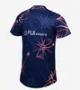 2023 2024 Fiji Rugby Jerseys National Sevens Team World Cup 7 Person System à la maison à la maison Blanc rouge bleu noir S-5xl Fijian Drua Short Sleeve