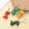 Bag delar Tillbehör 1PC Key Chain Creative Animal Cartoon Ring Dinosaur Holders Fit Women Men Child Car Keys Gifts 231219