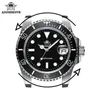 Andra klockor Addies Dive Fashion Watch rostfritt stål dykare 200m C3 Super Luminous Sport Luxury Reloj Hombre Quartz Men 231219