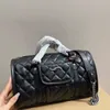 Marka Boston Yastık Çanta Kadınların El Taşımı Yuvarlak Kova Gerçek Deri Çanta Tasarımcısı Tote Çanta Gümüş Zincir Crossbody Boston Çanta Çantalar Tasarımcı Kadın Çanta