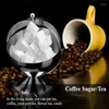 Förvaringsflaskor sockerskål rostfritt stål material sfäriska godisburkar för kök kaffe bar som serverar tillbehör