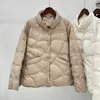 Kobiety w dół parkas ponadwymiarowe 3xl 4xl kobiety jesień/zimowe kurtki żeńskie stoisko modowe Ultra lekki biały płaszcz w dół 231220