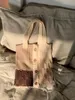 Kvällspåsar vintage stickad handväska enkel mode ullväska kvinnor axelväska carry-on shopping 01-sb-fgzzjy