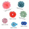 Hair Accessories 5Pcs/Set Sweet Solid Color Flower Petals Clips For Kids Girls Pearl Lace Hairpins Barrettes Headwear Gift