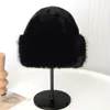 Berets Winter Fauxe Fur Bomber Hats для женщин сгустим