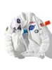 NASA Astronaut Co Coat Pilot Jacket Mens Par Tide Brand Autumn and Winter Thicked Cotton Baseball