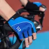 Gants de cyclisme Santic Souffant Summer Multi-couleur Cycling Sports Fitness Gants élastiques et réfléchissants pour les hommes et les femmes 231220