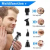 4in1 Rechargeable Nose Trimmer Beard for Men Ear Eyebrow Hair and Removal Clean Machine 231220