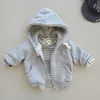 Koreaanse babykleding Hoodies meisjes jongens katoen sweatshirt kinderen capuchon jas met extra grote hoodie groothandel 231220