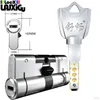 Door Locks European standard lock cylinder locks for entry doors Outdoor door Cylinder 8 keys core 231219