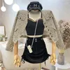 Damenjacken Vintage Langarm Frauen Plaid Mantel Einreiher Schlanke Taille Mit Gürtel Schärpen Weibliche Tweed Koreanische 2023 Herbst