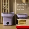 Mini-wasmachines Mini-opvouwbare wasmachines Draagbare 13L Sokken Ondergoed Slipje Intrekbare Automatische Wasmachine Reizen Thuis Beha-wasmachine