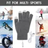 Guantes de calefacción eléctricos Mujeres Men USB Guantes de ciclismo Guantes de ciclismo Guantes térmicos para los dedos para el esquí deportivo 231220