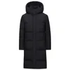 Inverno longo casacos de penas para homens marca engrossar quente 90% pato branco para baixo jaqueta homens inverno com capuz parkas alta qualidade 231220