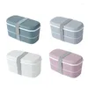 Servies Magnetron Lunchbox Plastic Opslagcontainer Kinderen Kinderen School Kantoor Draagbare Bento Vershoudend