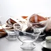 Serviessets Diagonale Slakom IJsaccessoire Transparant Fruit Multifunctioneel Dessert Huishoudelijke Trifle Doorzichtige Plastic Borden