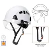 Cascos de escalada Casco de seguridad con gafas Casco de construcción con visera Gorra protectora de trabajo Casco de equitación Ventilación Cascos de escalada