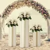 Supporto per fiori da matrimonio Supporto per fiori alto Supporto per fiori pieghevole in cartone bianco Centrotavola Display Fondale per decorazioni per eventi 231220