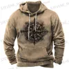 Herren Hoodies Sweatshirts 2024 Kompass 3D-Druck Hoodies für Männer Retro Herren Pullover Hoodies Sweatshirt Langarm Herren Kleidung Übergroßer Hoodie Herbst T231220