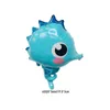 44 Stück Untersee-Ozean-Welt-Tierballons Blauer Zahlenballon Party-Thema Kinder alles Gute zum Geburtstag Dekoration Babyparty 231220