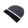 ブランド2024ニットメンズキャップウィンター、レジャー、ファッション、屋外の暖かさ、ヘッドバンドの帽子のための多用途のウール