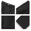 Pantalones para hombres Moda Hombres Carga Impermeable Viaje al aire libre Pantalones de paracaídas Negro Gris Táctico Largo Recto Cinturón elástico