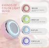 Cleaning Tools Accessories 2 In 1 LED Light Therapy Silicone Heating Face Cleanser Massage Sonic Cleansing Brush Massager Waterproof 231220