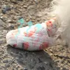 Köpek giyim evcil hayvan tek kullanımlık ayak örtüsü köpek sevimli ayakkabılar Teddy Bandage Dışın Dışa Dışardan Dışarı Anti-Düzenli Bağlayıcı Kumaş