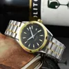 Top Luxury Men's Watch Quartz Omegwatches 2023 Machinery Business Steel Band
