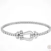 FRE Nouveau Fer à Cheval Boucle Hommes et Femmes Couple Bracelet Or Rose Série Complète Bijoux Cadeau Produit Fille Pendentif Vintage Fête pour Les Femmes