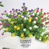 Fleurs décoratives 35CM, fausses fleurs d'eucalyptus, ornement à la mode, accessoires durables, cadeau pour amis et famille