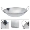 Pans Stainless Steel Griddle Pan Reheating Pot Cooking Utensils Household Cookware Grill Kitchen Frying