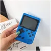 لاعبي اللعبة المحمولة MINI Console Console Player Retro Video Store 400 في 1 8 بت 3.0 بوصة Colorf LCD Cradle Drop Drop