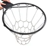 Basketbalnet met stalen ketting Standaard Professioneel basketbal Velgkettingnet Basketbalkettingnet voor basketbal voor alle weersomstandigheden 231220