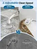 Spazzole per pulizia Homitt Electric Spin Scrubber 2 velocità 4 testine Braccio di estensione 1.5H Cordless Shower Scrubber Q231220