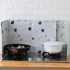 Kitchen Storage Gadgets Oil Splatter Screens Aluminium Foil Plate Gas Stove Splash Proof Baffle Home Cooking Tools