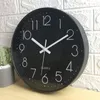 Relógios de parede Relógio silencioso não-ticking decorativo para escola escritório sala de aula quarto cozinha sala de estar decoração