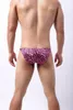 Sous-vêtements sous-vêtements sexy pour hommes imprimé léopard Calcinha gaufrage Cuecas mode bikini culottes pour hommes boxeurs slips