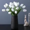 Декоративные цветы Букет из искусственных тюльпанов Реалистичные искусственные тюльпаны Красивый искусственный цветок для дома Украшение свадебной вечеринки